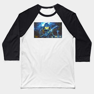 Fallout New Vegas Courier Starry Night Baseball T-Shirt